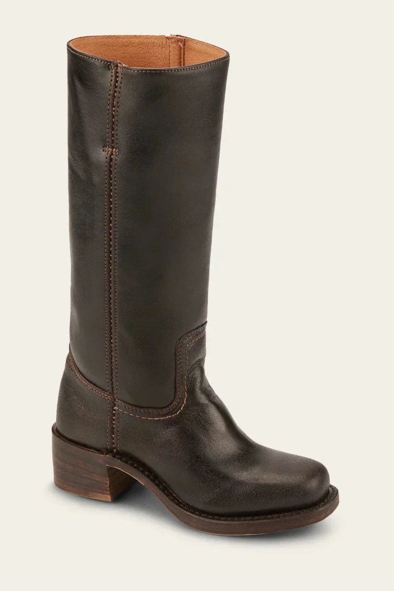 Knee High Women's Boots | Elegant Slim Fit Black Leather Design 6