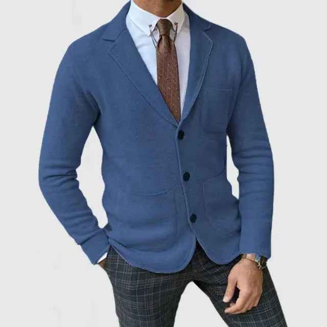 Knit Blazer | Soft Stretch Fabric for Smart Casual Looks 3