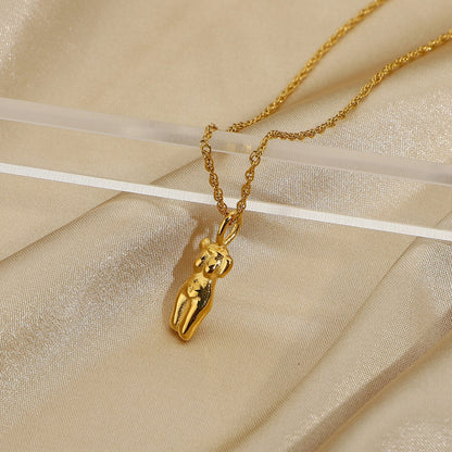 La Femme Necklace | 18K Plated Brass with 18 Chain Length 2