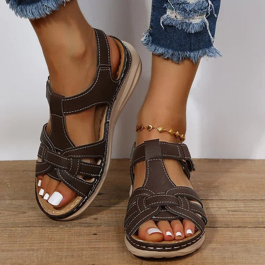 Leather Orthopedic Sandals | LORAINE 0