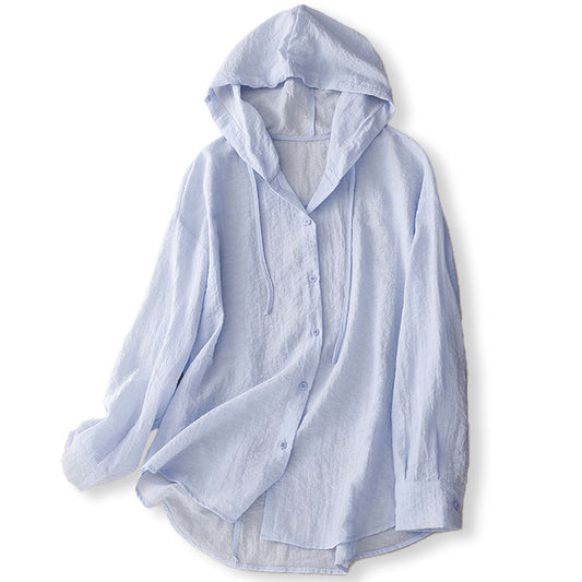 Light Linen Hoodie 0