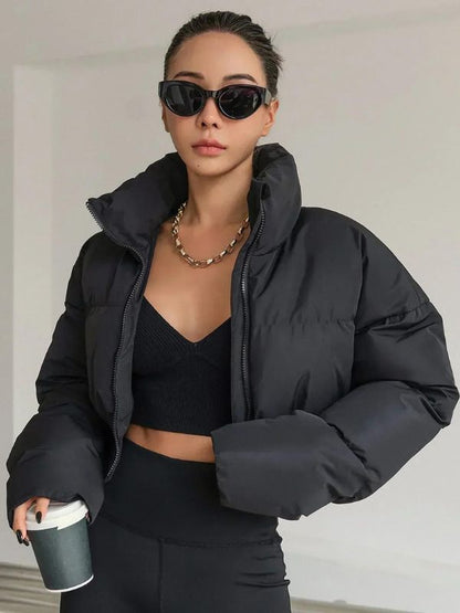 Lightweight Black Puffer Jacket | Stylish Comfort for Everyday Wear 0