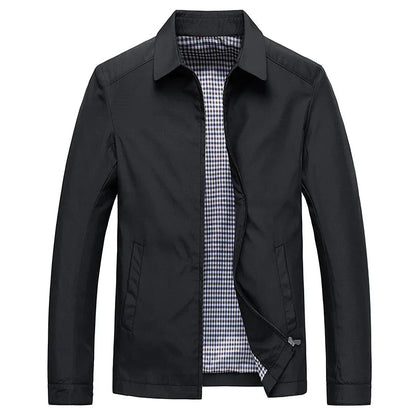 Lightweight Jacket | Modern Design with Zipper and Checkered Lining 1