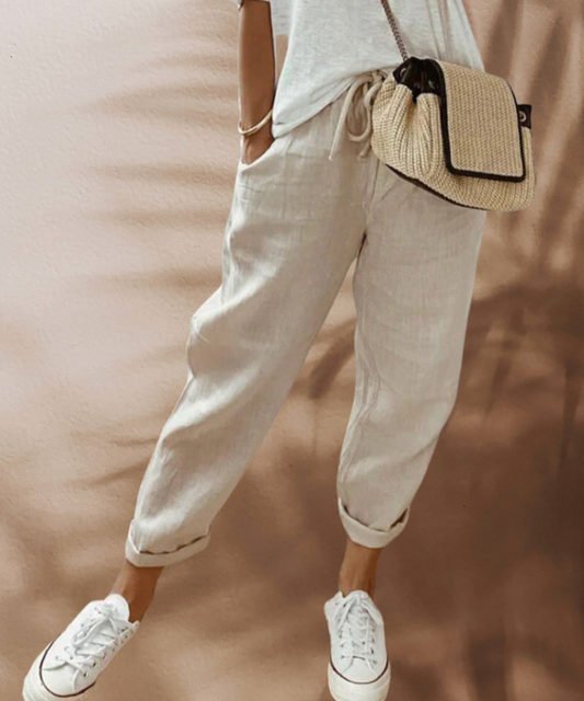 Lightweight Linen Pants 0