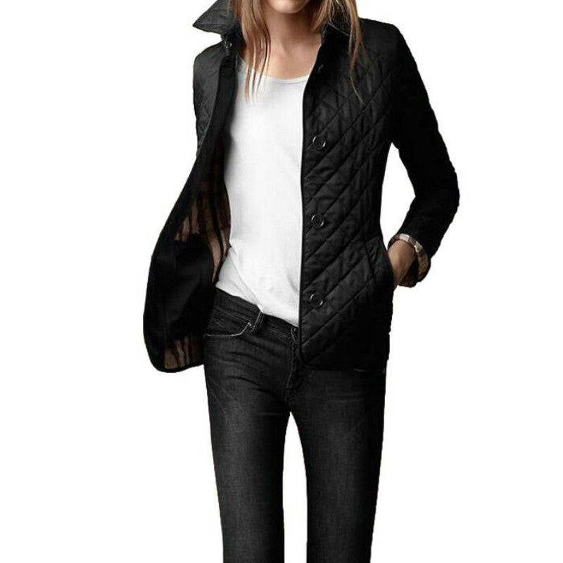 Lightweight Quilted Coat | Chic Button Closure for Casual Style 6