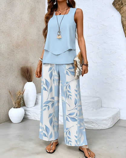 Lightweight Two-Piece Summer Outfit for Women – Versatile Casual Ensemble in Breathable Fabric 3