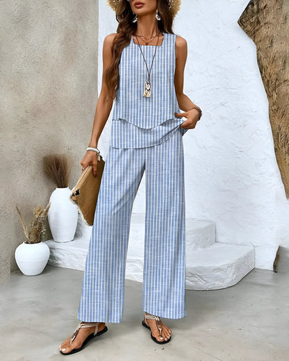 Lightweight Two-Piece Summer Outfit for Women – Versatile Casual Ensemble in Breathable Fabric 5