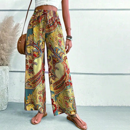 Lightweight Wide-Leg Beach Pants 5