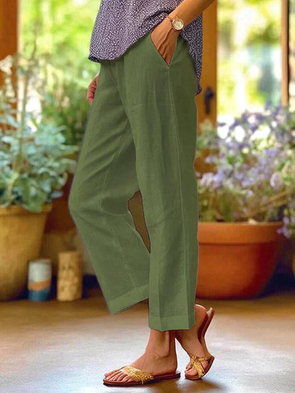 Linen Comfort Summer Trousers 4