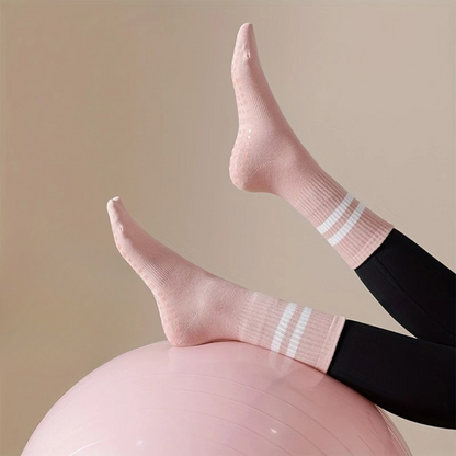 Long Pilates Yoga Socks | Premium Anti-Slip Grip for Stability 2