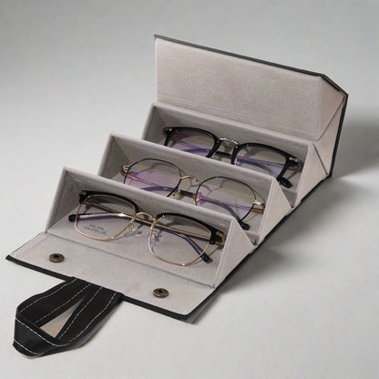 Sunglasses Organizer | Foldable Multi-Slot Storage Case for Travel 4