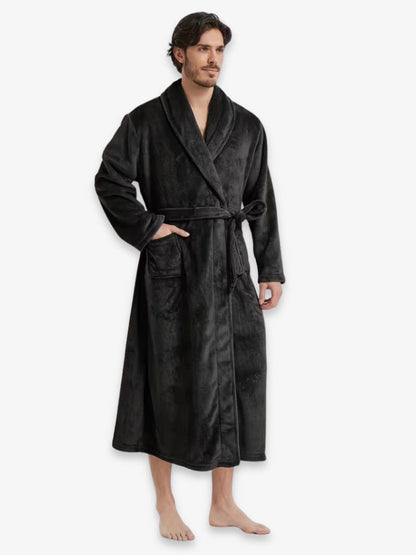 Men's Bathrobe | Ultra-Soft Microfleece for Ultimate Comfort 1