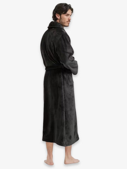 Men's Bathrobe | Ultra-Soft Microfleece for Ultimate Comfort 2