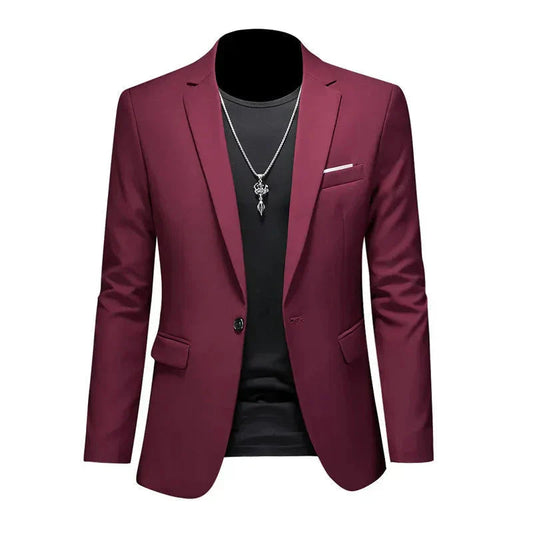 Men's Blazer Jacket | Tailored Fit Sport Coat for Versatile Style 0