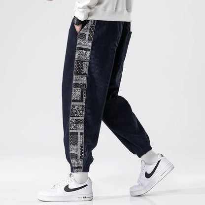 Men's Casual Trousers | Relaxed Fit with Unique Side Print 5