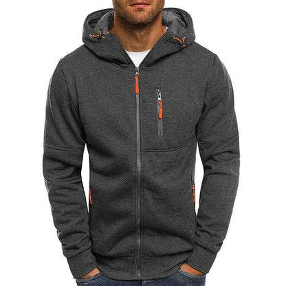 Men's Fleece Jacket | High-Quality Warmth with Hood and Pockets 3