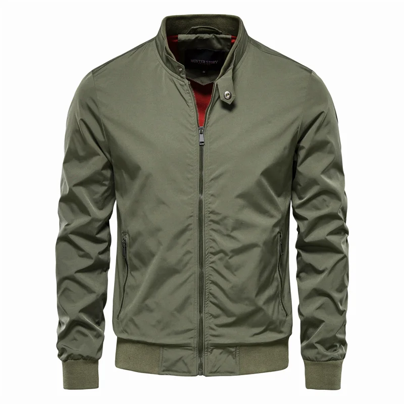 Men's Jacket | Lightweight Stand-Up Collar for Versatile Style 1