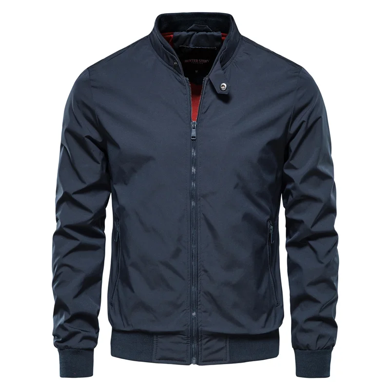 Men's Jacket | Lightweight Stand-Up Collar for Versatile Style 2