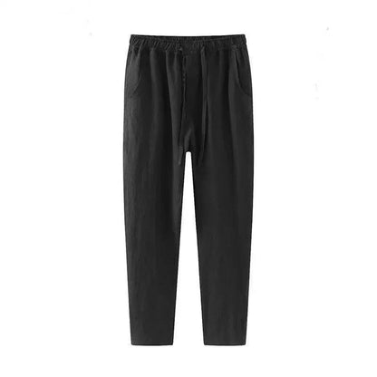 Men's Linen Pants | Breathable Cotton-Linen Blend with Adjustable Drawstring 1