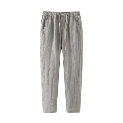 Men's Linen Pants | Breathable Cotton-Linen Blend with Adjustable Drawstring 3