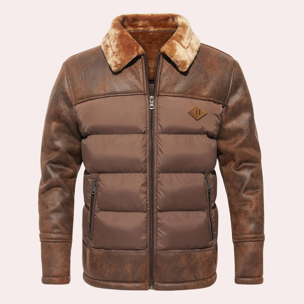 Men's Quilted Puffer Jacket | Modern Design with Thermal Insulation 1
