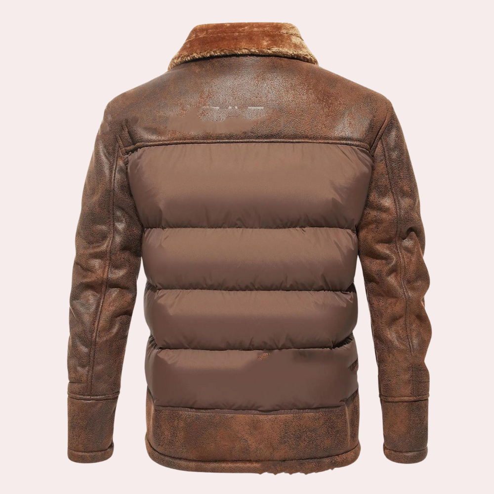 Men's Quilted Puffer Jacket | Modern Design with Thermal Insulation 2