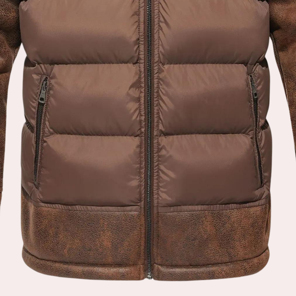 Men's Quilted Puffer Jacket | Modern Design with Thermal Insulation 4
