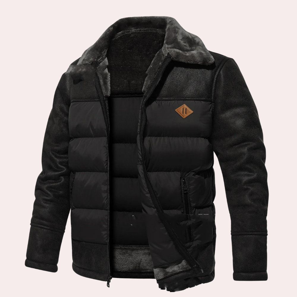 Men's Quilted Puffer Jacket | Modern Design with Thermal Insulation 5