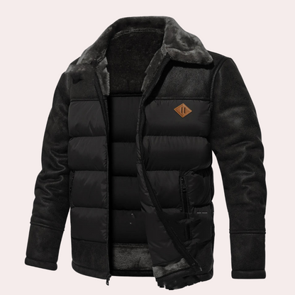 Men's Quilted Puffer Jacket | Modern Design with Thermal Insulation 5