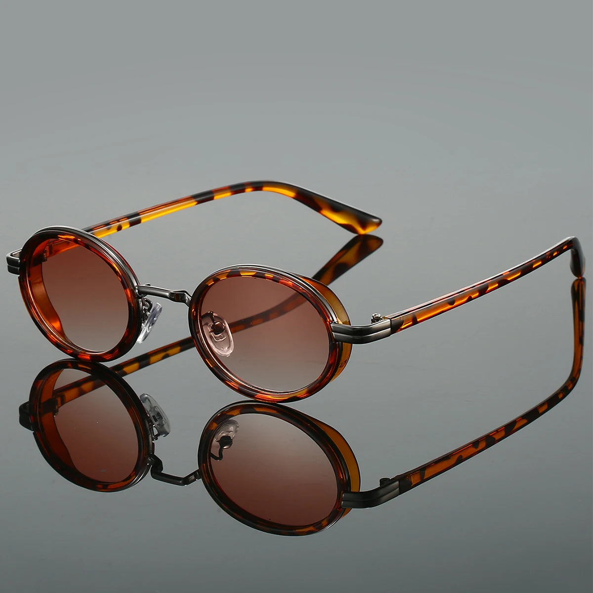 Oval Sunglasses | Luxurious Gold Detailing with UV Protection 4