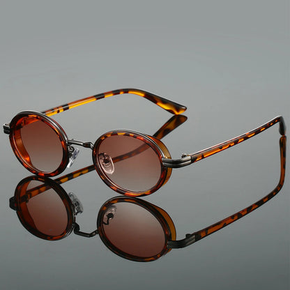 Oval Sunglasses | Luxurious Gold Detailing with UV Protection 4