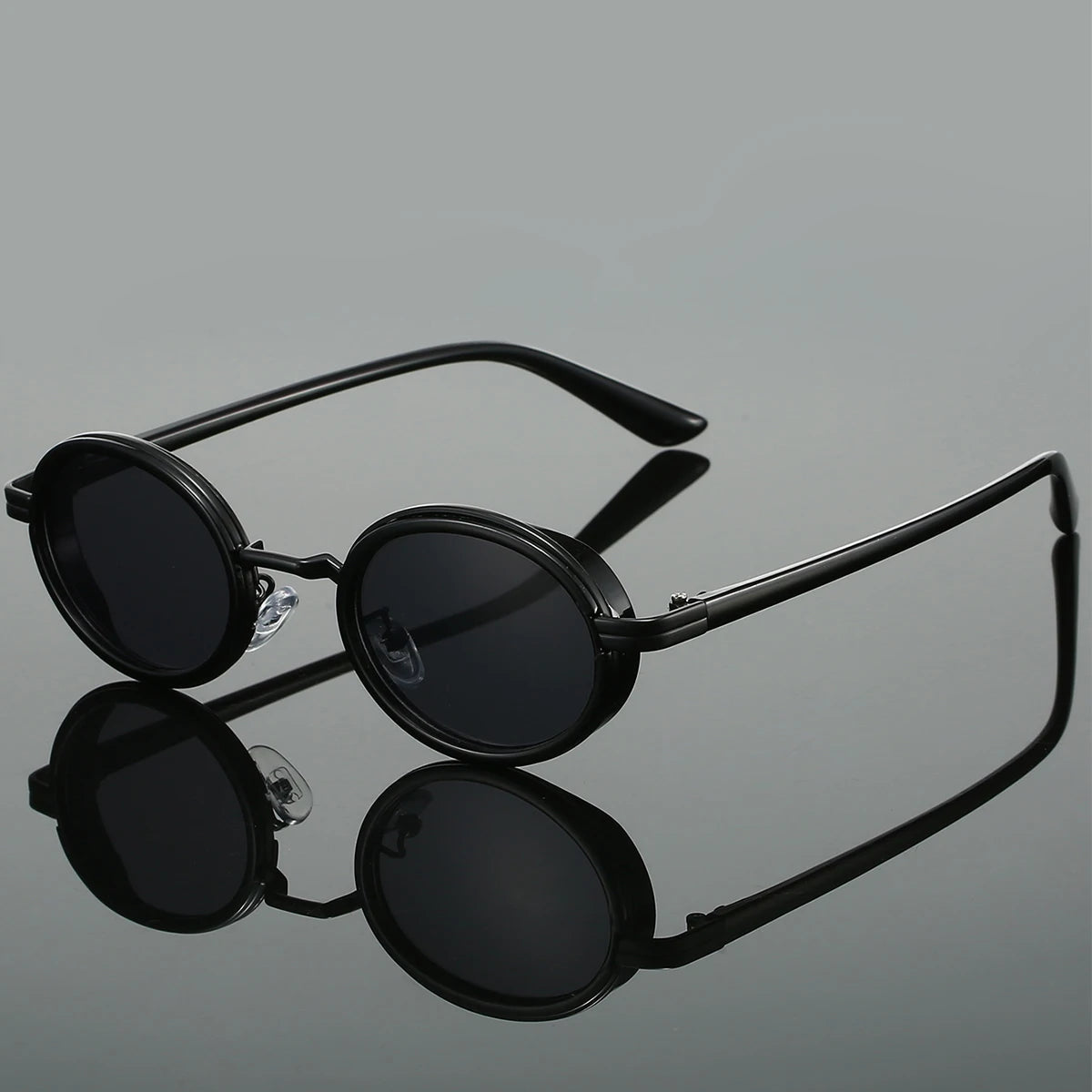 Oval Sunglasses | Luxurious Gold Detailing with UV Protection 6