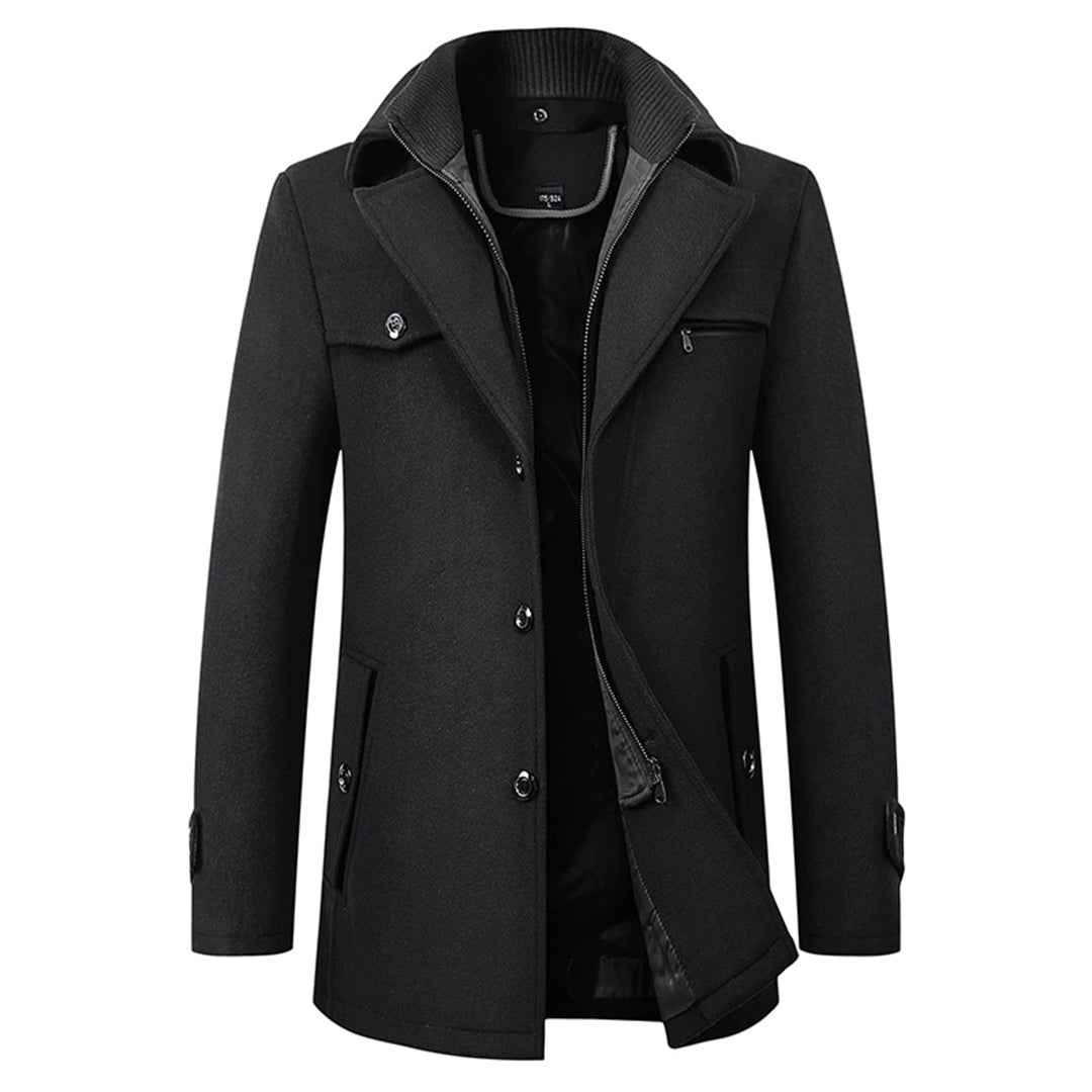 Men's Winter Coat | Tailored Long Cut for Style and Warmth 0