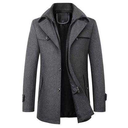 Men's Winter Coat | Tailored Long Cut for Style and Warmth 2