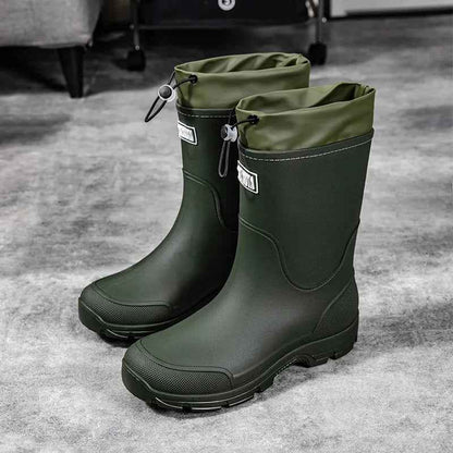 Mid-Calf Rain Boots | Waterproof Lightweight Design for Comfort 0