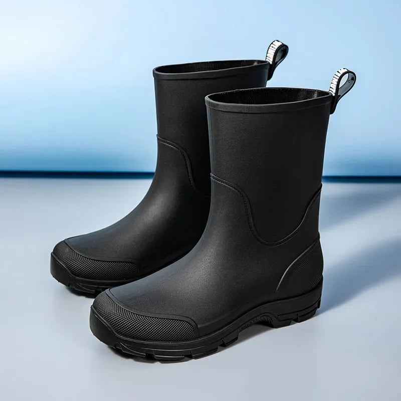 Mid-Calf Rain Boots | Waterproof Lightweight Design for Comfort 9