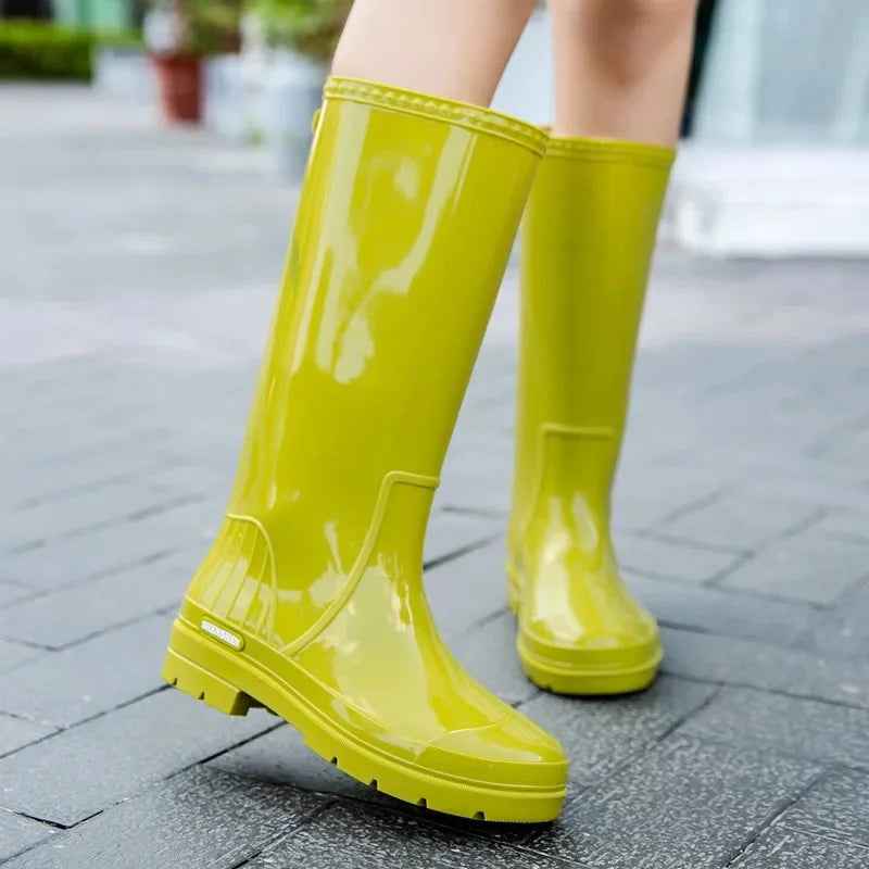 Mid-Calf Waterproof Rain Boots | Comfortable and Stylish Design 0