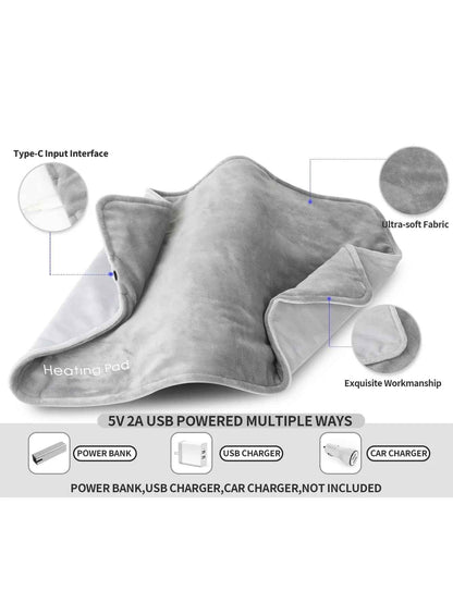 Mini Heated Blanket | Portable Electric Comfort for Travel Relief 1