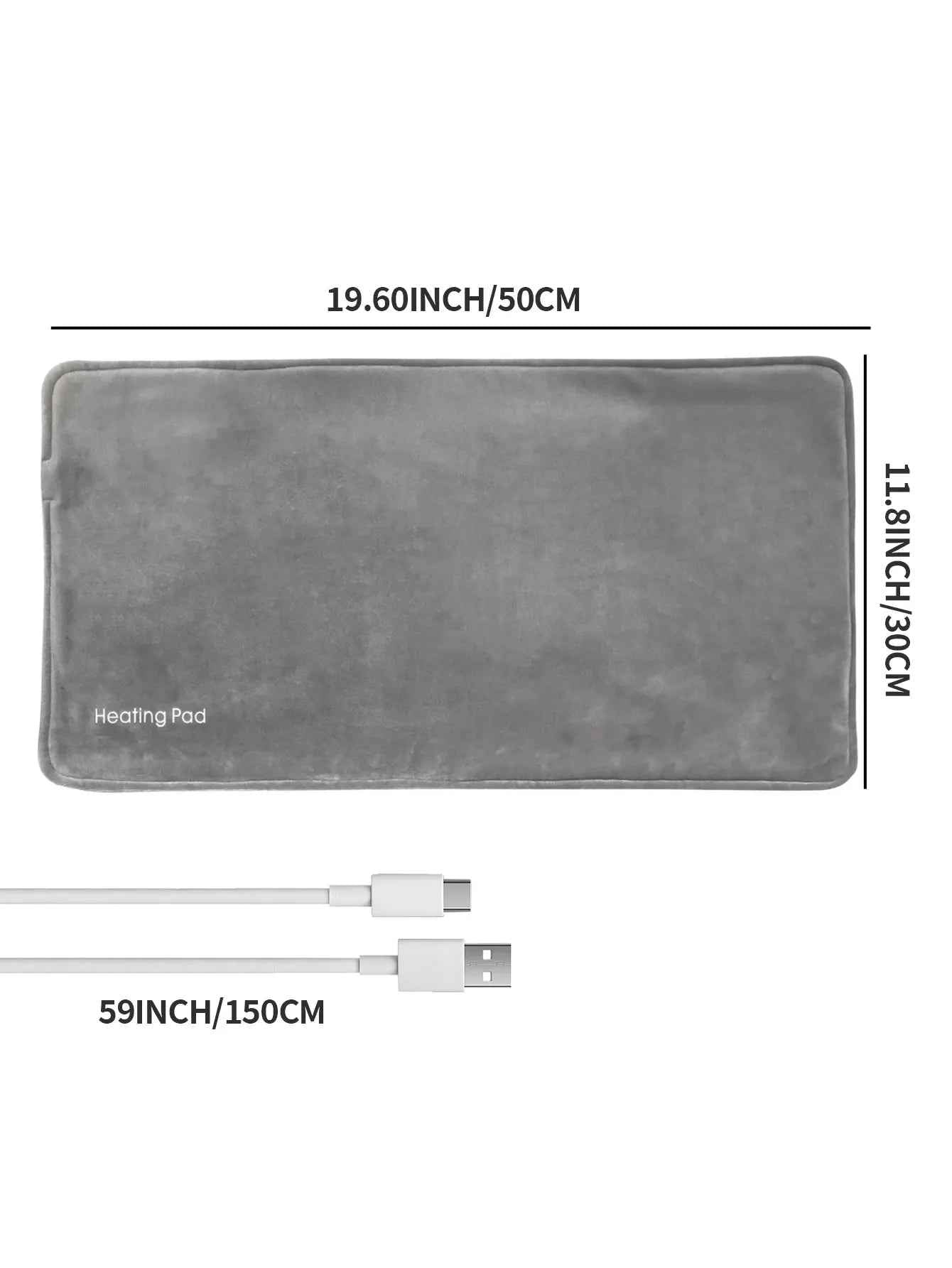 Mini Heated Blanket | Portable Electric Comfort for Travel Relief 2