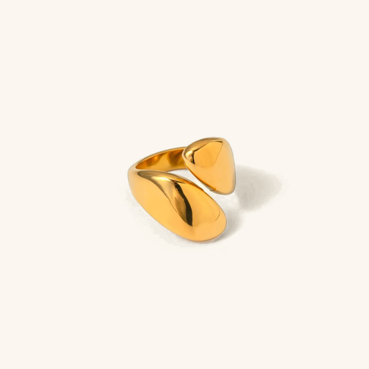 Minimalist Gold Ring | Handcrafted 18k Waterproof Design 0
