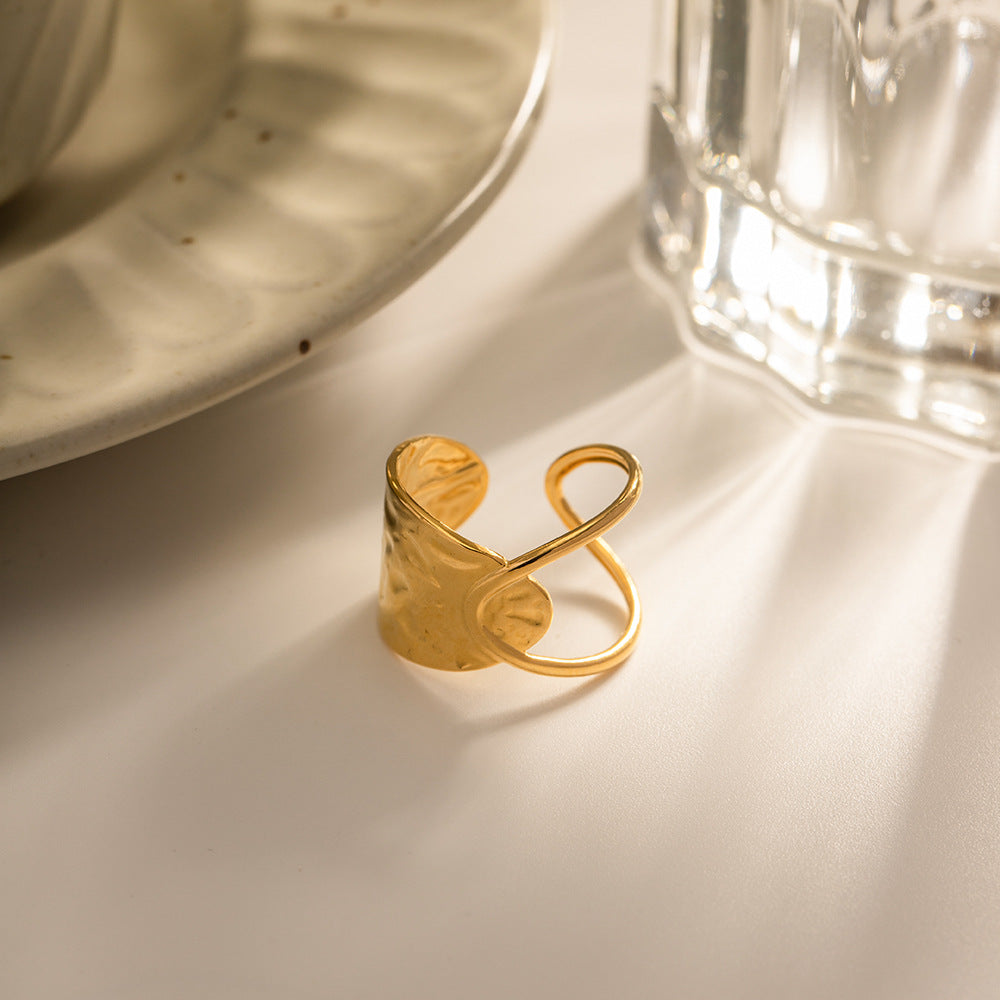 Minimalist Gold Ring | High-Quality Stainless Steel with 18k Gold Plating 3