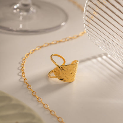 Minimalist Gold Ring | High-Quality Stainless Steel with 18k Gold Plating 4
