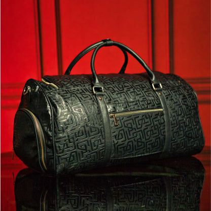 Set de sacs en cuir monogrammé Roller (Roller Signature et Duffle)