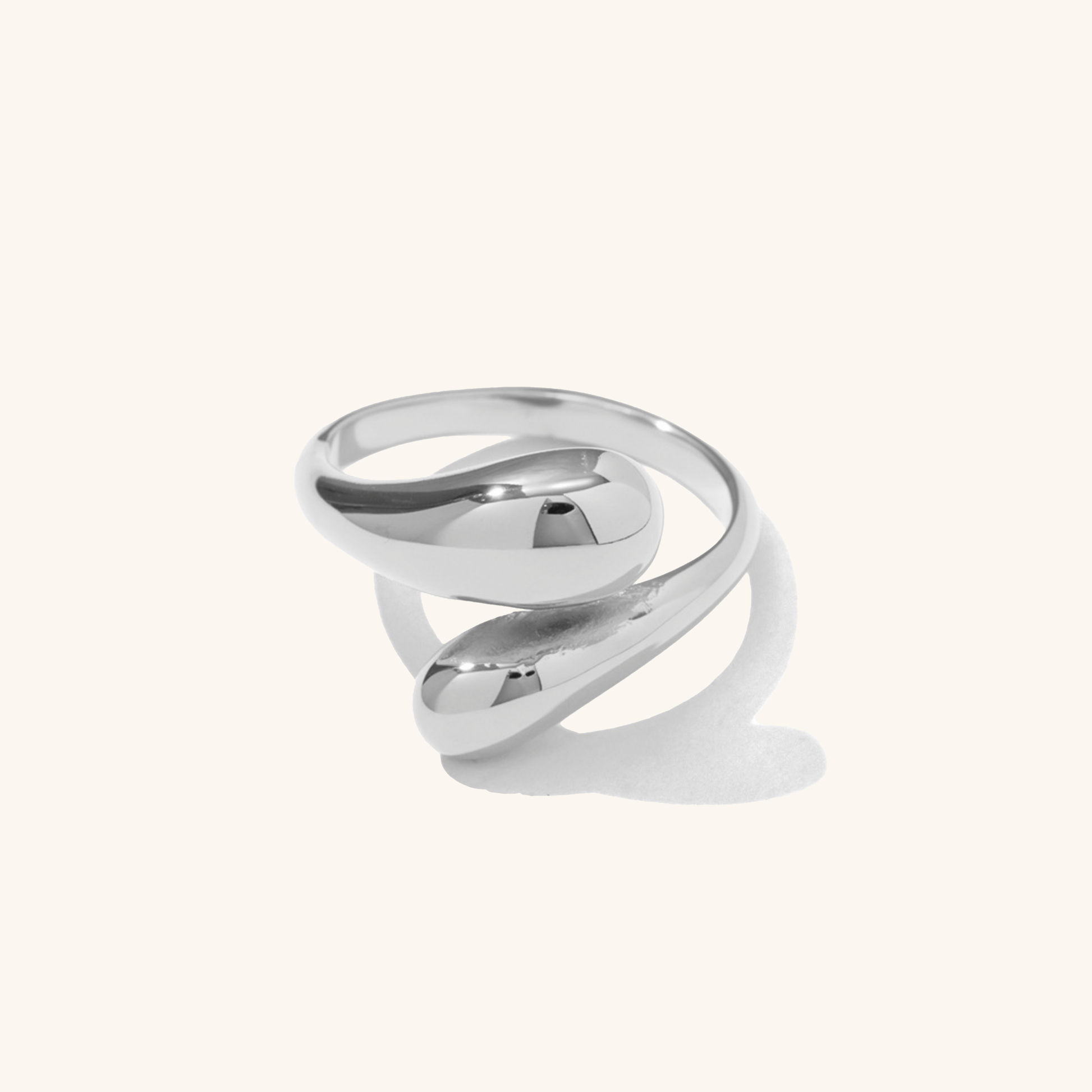 Open-Ended Gold Ring | Hypoallergenic Stainless Steel with 18k Plating 2