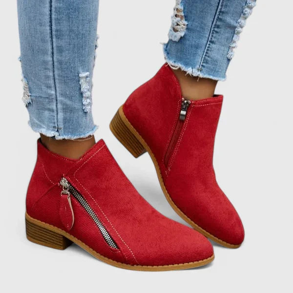 Orthopaedic Ankle Boots | Side Zip Fastening for Easy Wear 3