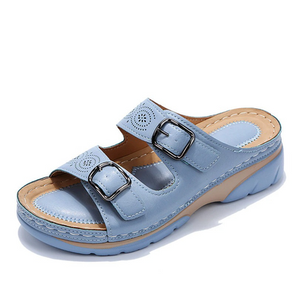 Orthopedic Vegan Leather Sandals | JANELLE 7