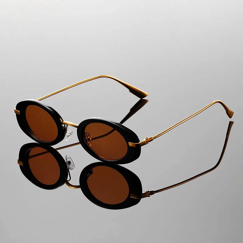 Oval Vintage Sunglasses | Polarized Lenses for Glare Reduction 3