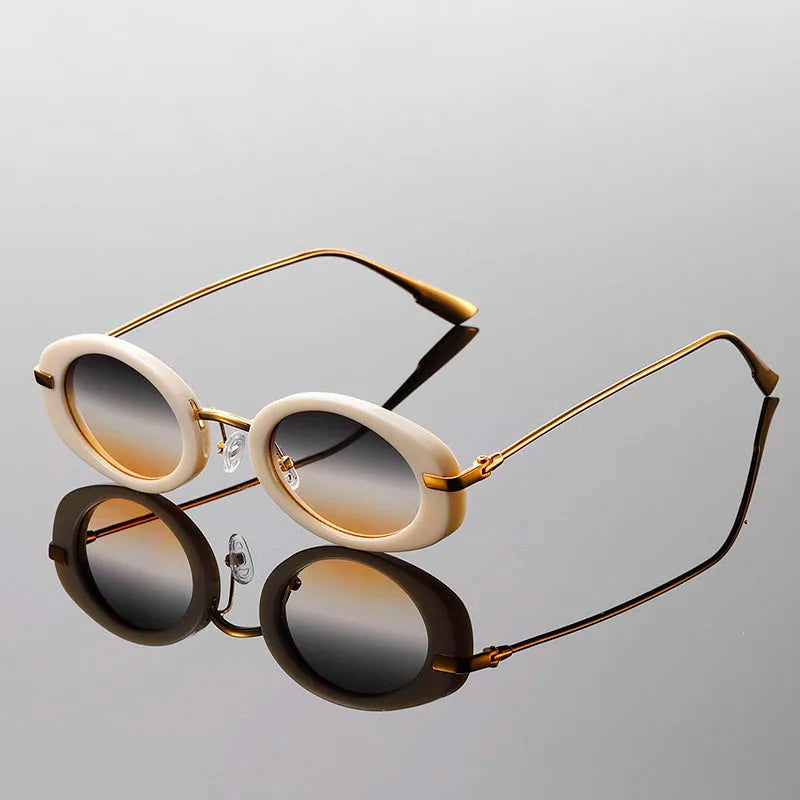 Oval Vintage Sunglasses | Polarized Lenses for Glare Reduction 4