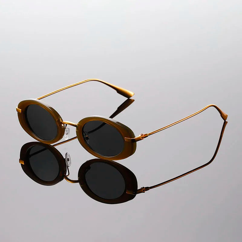 Oval Vintage Sunglasses | Polarized Lenses for Glare Reduction 5
