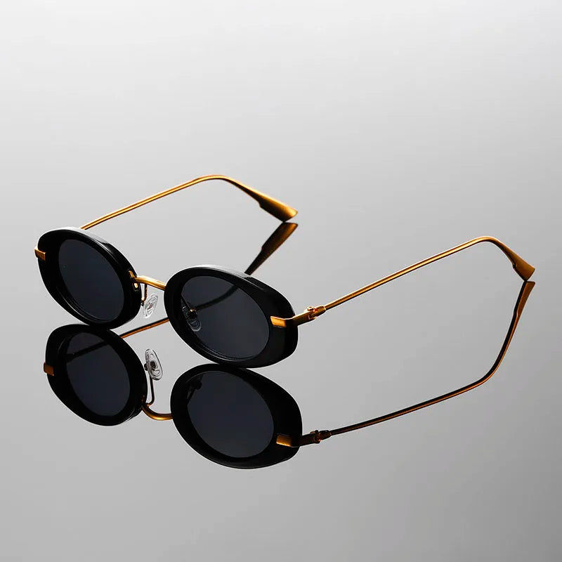 Oval Vintage Sunglasses | Polarized Lenses for Glare Reduction 6